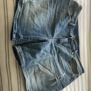 Lucky Brand “The Roll Up” Jean Shorts. Slight distressing. No tags. Never worn